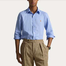 Load image into Gallery viewer, Ralph Lauren Linen Shirt Austin Blue
