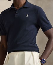 Load image into Gallery viewer, Ralph Lauren Cotton Polo Sweater Navy
