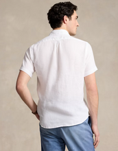 Load image into Gallery viewer, RALPH LAUREN LINEN SS SHIRT WHITE
