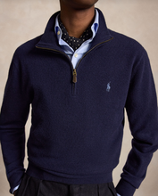 Load image into Gallery viewer, Ralph Lauren Wool Quarter Zip Navy
