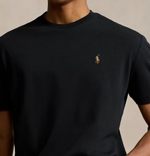 Load image into Gallery viewer, RALPH LAUREN SOFT COTTON TEE BLACK
