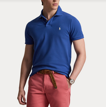 Load image into Gallery viewer, Ralph Lauren Iconic Mesh Polo Dusty Azure
