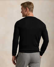 Load image into Gallery viewer, Ralph Lauren Merino Wool Crewneck Black
