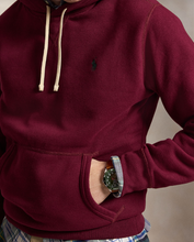 Load image into Gallery viewer, Ralph Lauren Fleece Hoodie Classic Wine

