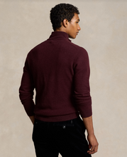 Load image into Gallery viewer, Ralph Lauren Merino Wool Quarter Zip Wine
