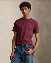 Load image into Gallery viewer, Ralph Lauren Soft Cotton T-Shirt Wine Heather

