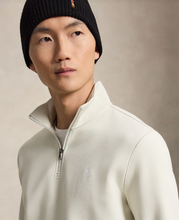 Load image into Gallery viewer, Ralph Lauren Double Knit Quarter Zip Stone Pebble
