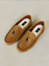 Load image into Gallery viewer, Ralph Lauren Brenan Suede Slipper
