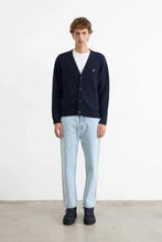 Load image into Gallery viewer, Edmmond Studios Duck Patch Cardigan Navy
