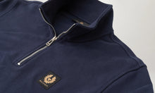 Load image into Gallery viewer, Belstaff Quarter Zip Sweatshirt Dark Ink
