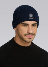 Load image into Gallery viewer, Sandbanks Merino Wool Beanie Navy
