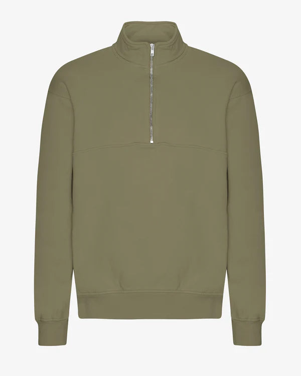 Colorful Standard Quarter Zip Dusty Olive