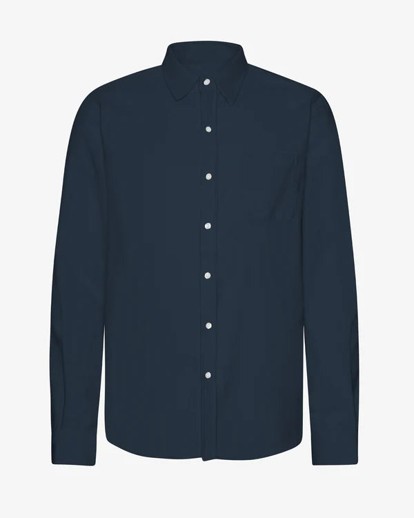 Colorful Standard Flannel Shirt Navy
