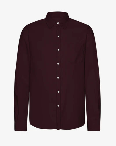 Colorful Standard Flannel Shirt Oxblood