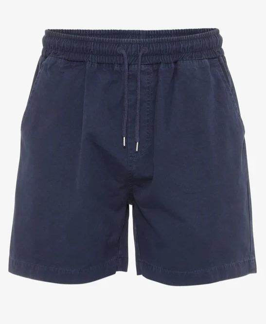 COLORFUL STANDARD TWILL SHORTS NAVY BLUE