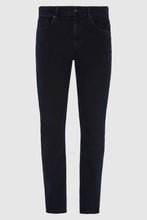 Load image into Gallery viewer, 7 FOR ALL MANKIND &#39;SLIMMY TAPERED&#39; PERFORMANCE BLUE BLACK
