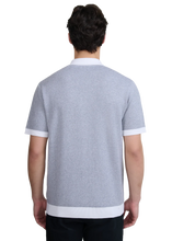 Load image into Gallery viewer, Sandbanks Knitted Full Button Polo Grey Marl
