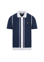 Load image into Gallery viewer, Sandbanks Button-Up Knitted Polo
