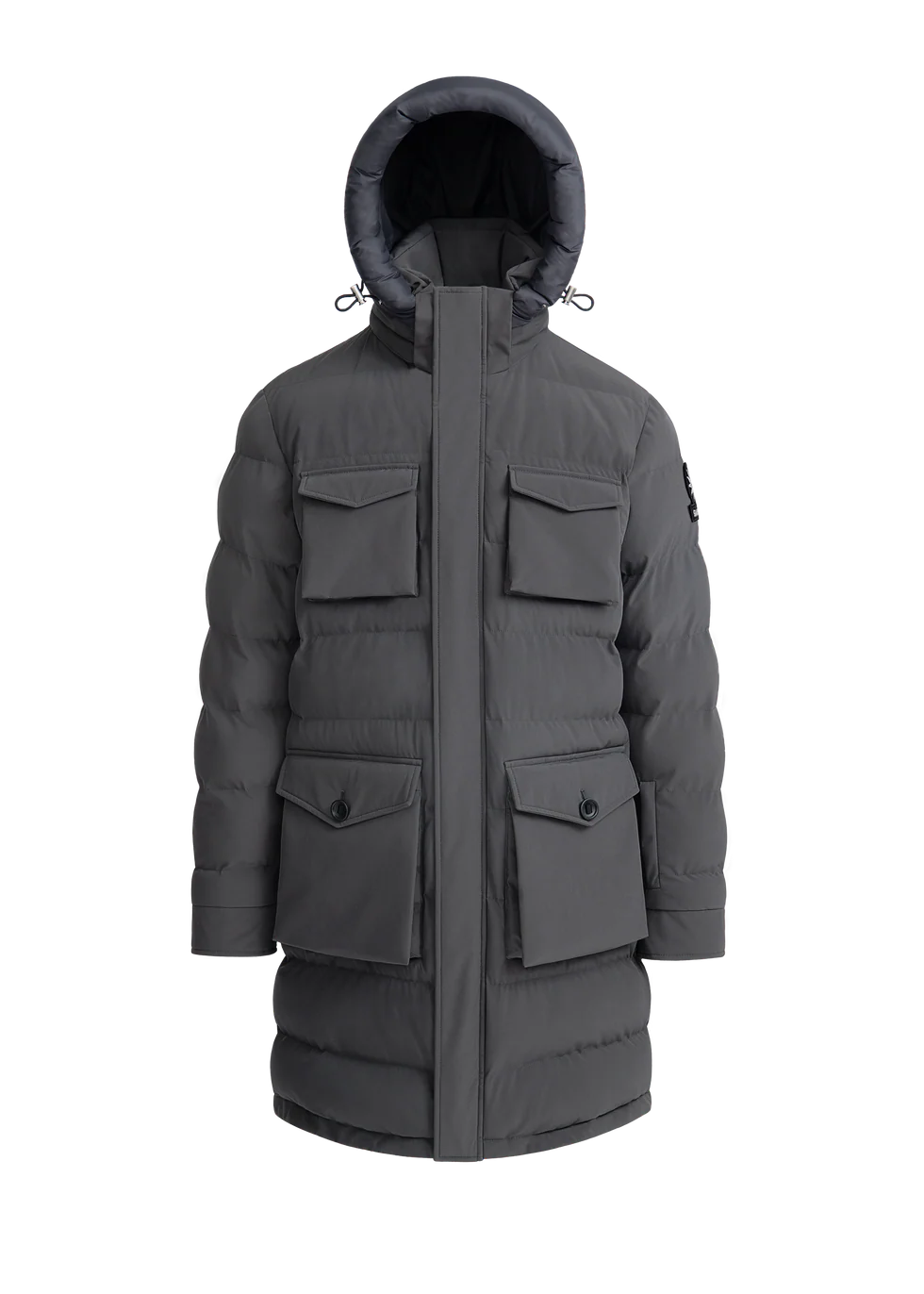 Sandbanks Branksome Long Puffer Charcoal