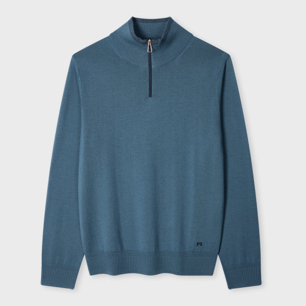 Paul Smith Merino Wool Zip Jumper