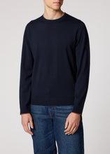 Load image into Gallery viewer, Paul Smith Navy Contrast Crew Neck
