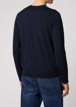 Load image into Gallery viewer, Paul Smith Navy Contrast Crew Neck
