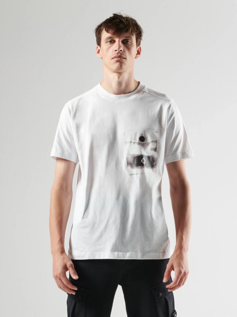 MASTRUM TROMPE L'OEIL TEE WHITE