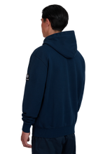 Load image into Gallery viewer, Sandbanks Badge Logo Hoodie Navy
