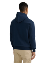Load image into Gallery viewer, Sandbanks Zip Pocket Interlock Hoodie Navy
