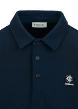 Load image into Gallery viewer, Sandbanks Tonal Soft Touch Polo Shirt Navy
