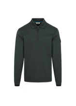 Load image into Gallery viewer, Sandbanks Long sleeved Silicone Zip Polo
