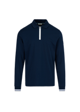 Load image into Gallery viewer, Sandbanks Long sleeved Silicone Zip Polo
