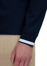 Load image into Gallery viewer, Sandbanks Long sleeved Silicone Zip Polo
