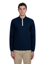 Load image into Gallery viewer, Sandbanks Long sleeved Silicone Zip Polo
