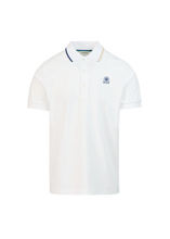 Load image into Gallery viewer, Sandbanks Tri Colour Polo Shirt White
