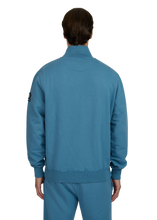 Load image into Gallery viewer, Sandbanks Badge Logo Quarter Zip Teal
