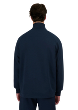 Load image into Gallery viewer, Sandbanks Interlock Quarter Zip Navy

