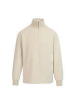 Load image into Gallery viewer, Sandbanks Interlock Quarter Zip Stone
