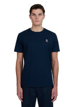 Load image into Gallery viewer, Sandbanks Badge Tee Navy
