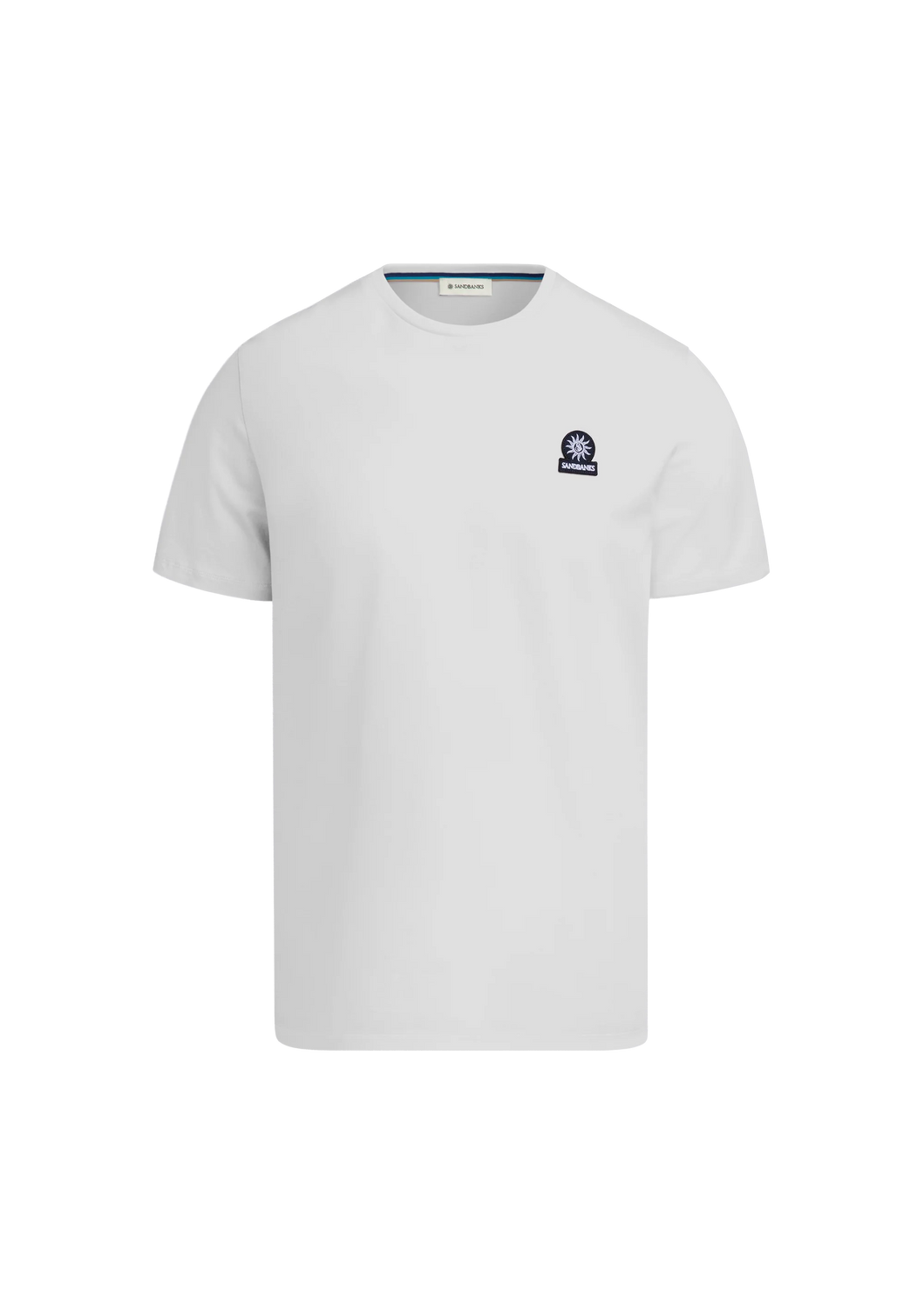 Sandbanks Badge Tee White