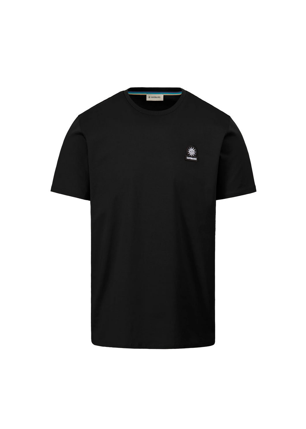 Sandbanks Badge Tee Black