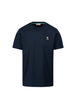 Load image into Gallery viewer, Sandbanks Badge Tee Navy
