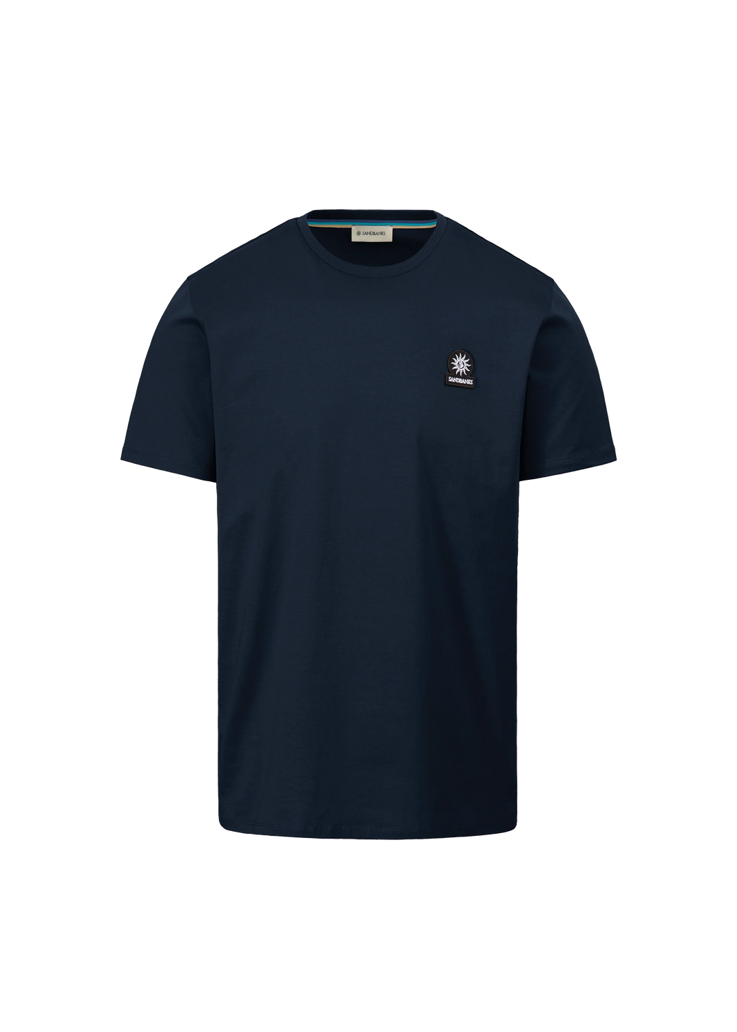 Sandbanks Badge Tee Navy