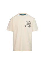 Load image into Gallery viewer, Sandbanks Logo Print Double Jersey Tee Natural
