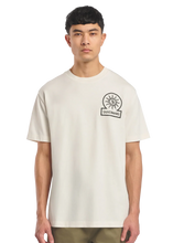 Load image into Gallery viewer, Sandbanks Logo Print Double Jersey Tee Natural
