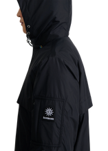 Load image into Gallery viewer, Sandbanks Meridian Nylon Windbreaker Black
