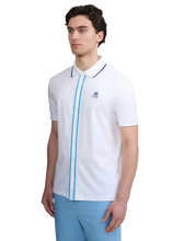 Load image into Gallery viewer, Sandbanks Contrast Tipped Polo Shirt White
