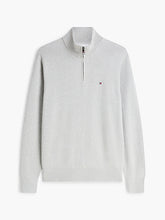 Load image into Gallery viewer, Tommy Hilfiger Mock Neck Quarter-Zip Jumper With Cashmere
