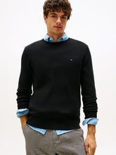 Load image into Gallery viewer, Tommy Hilfiger Lambswool Crew Neck Black
