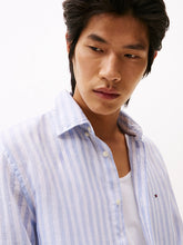 Load image into Gallery viewer, TOMMY HILFIGER STRIPE LINEN SHIRT
